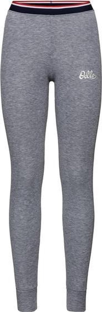 Odlo Bl Bottom Long Active Warm Originals Dames Thermobroek - Grey Melange - Maat XS