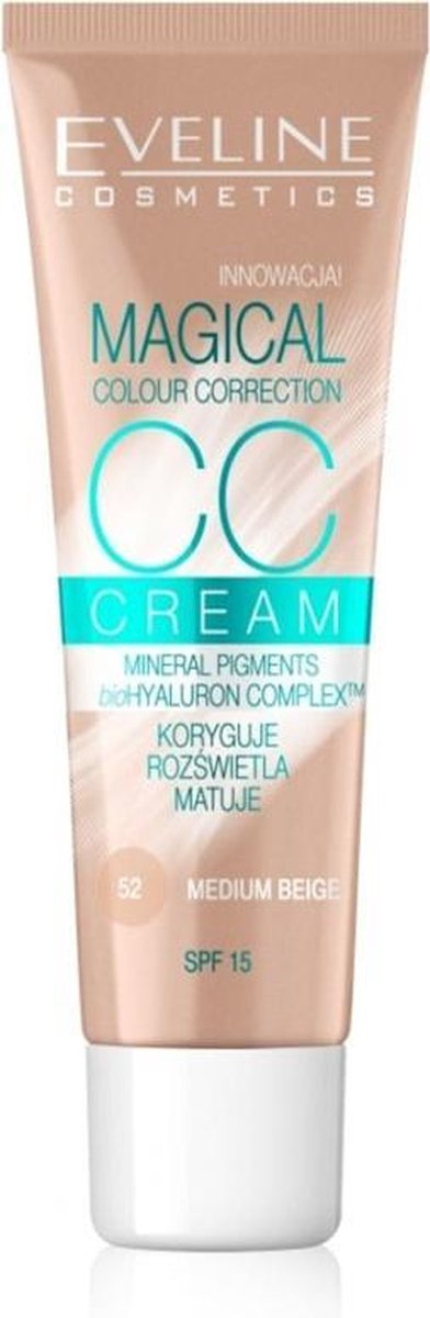 Eveline CosmeticsÂ CC Cream Magical Colour Correction Medium Beige 30ml.