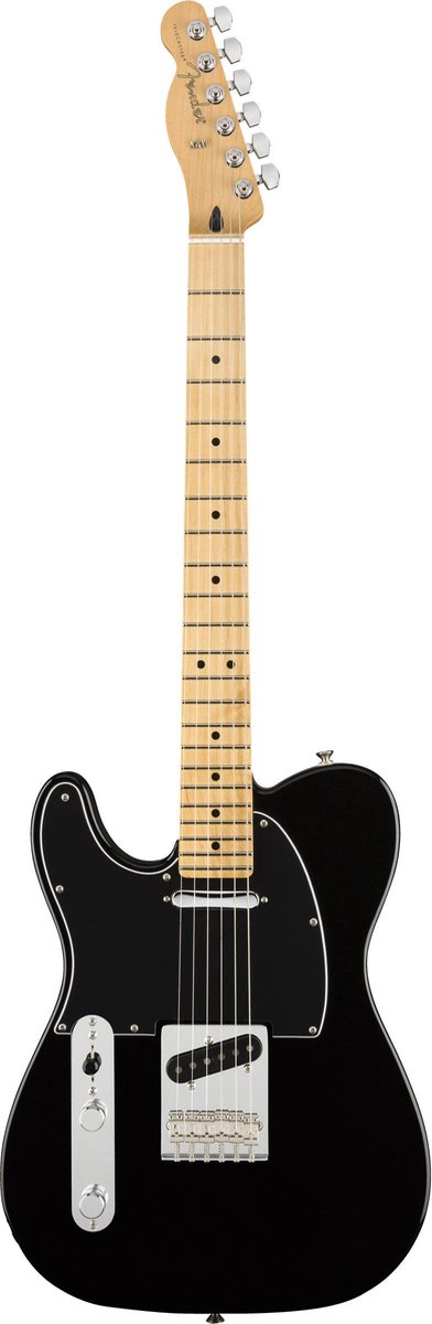 Player Telecaster Lefthand MN Black