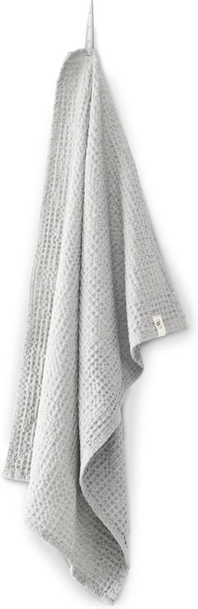 Walra Keukendoek Blocks - 50x70 - 100% Katoen - Licht Grijs