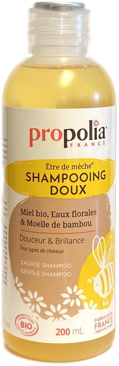 Bio shampoo met honing en bamboe 200ml Propolia