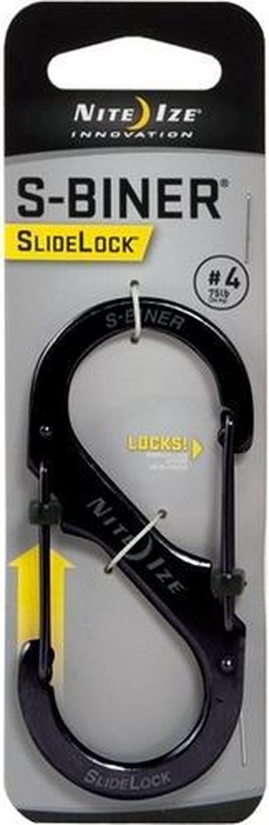 Nite Ize - S-Biner Slidelock - #4 - Black