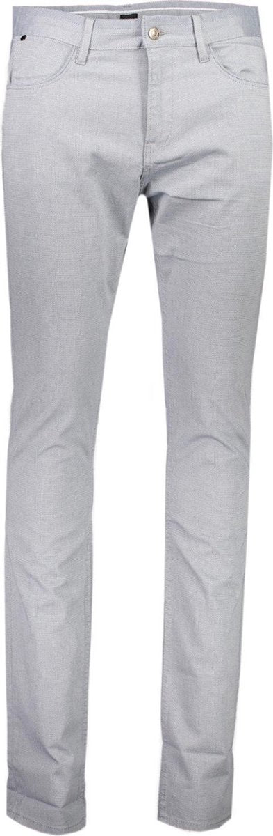 Hugo Boss  Jeans Grijs Getailleerd - Maat W30 X L34 - Heren - Lente/Zomer Collectie - Katoen;Elastaan