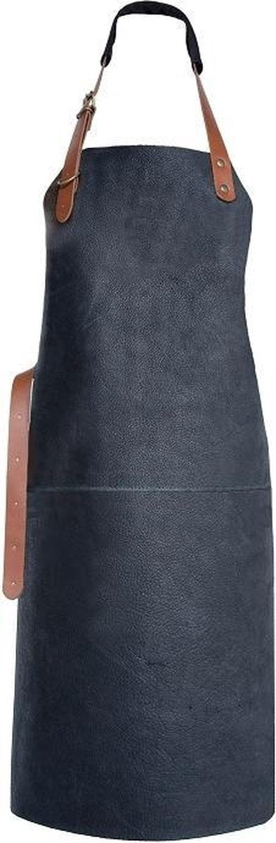 Leren schort Tennessee - Zwart - Xapron