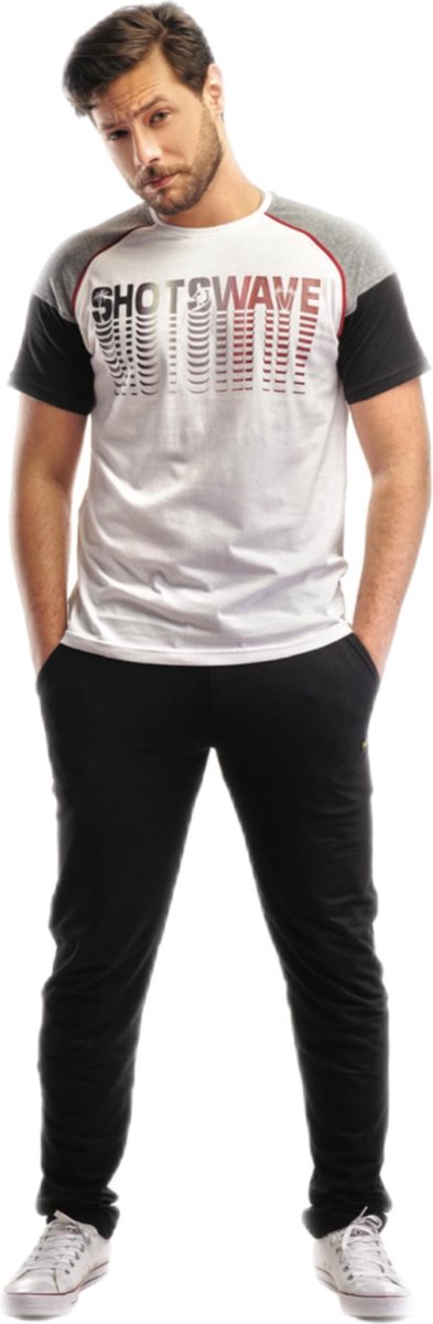 Embrator mannen Jogging set / Huispak wit/zwart maat L