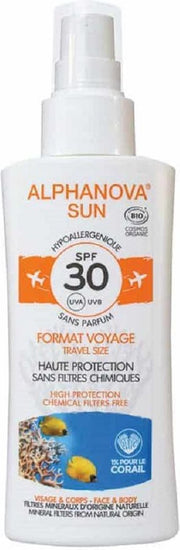 Alphanova Zonnebrand Spf 30+ Gevoelige Huid Unisex 90 Gram