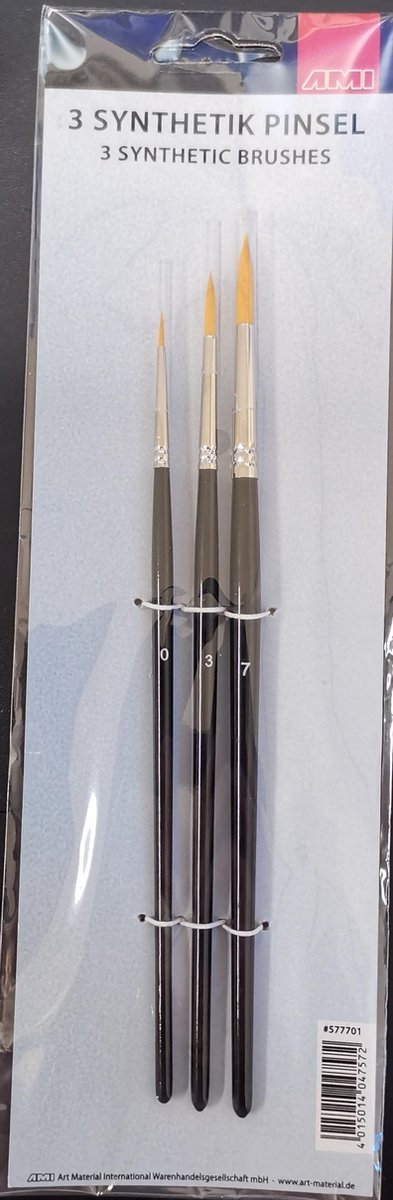 Ami penselen set rond synthetisch 0-3-7