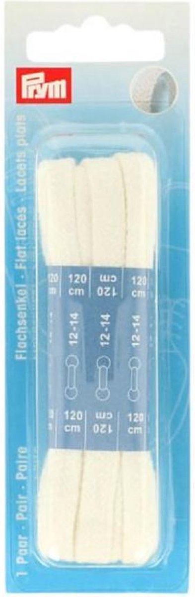 Platte Veters Wit 120cm 974733