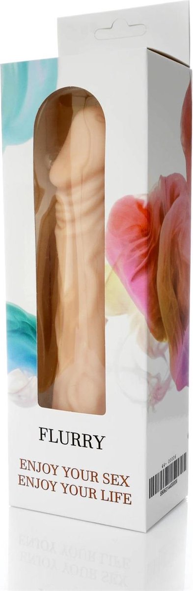 Bossoftoys - Flurry - Realistische vibrator - Cyber leather - Extra speciaal flexibel materiaal - beige - 20