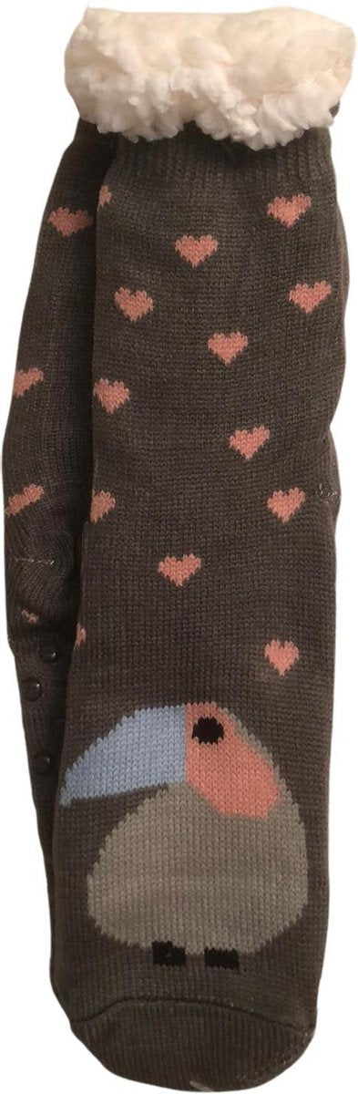 Premium Kwaliteit Huissokken Set | Gevoerde Happy Socks | One Size / Unisex | Zwart