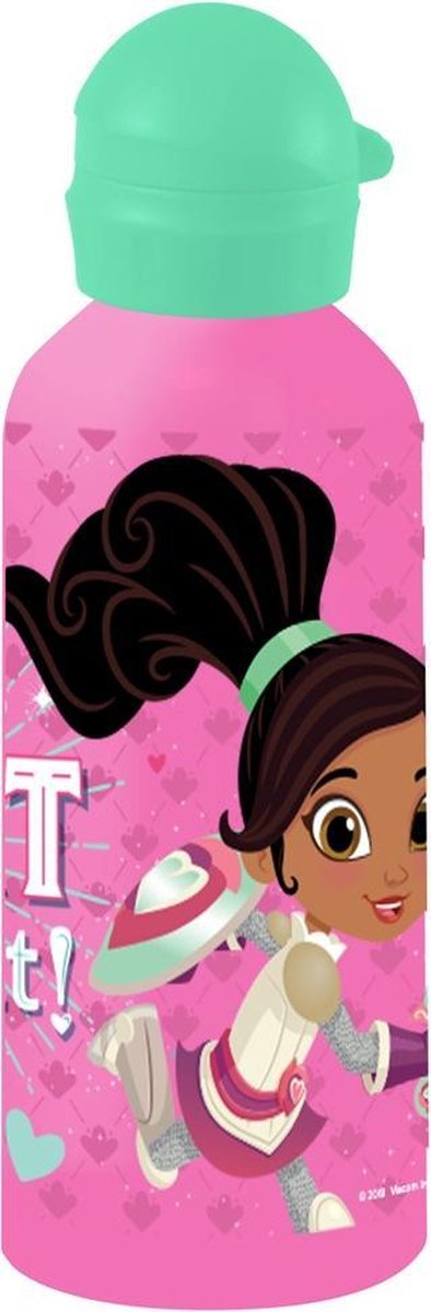 Nickelodeon Drinkfles Nella The Princess Night Heart 500 Ml Roze