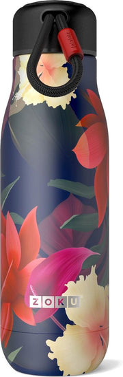 Zoku Thermosfles Hydration Paradise 500 Ml Rvs Zwart