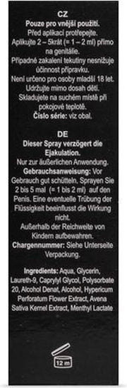 Orgasme Vertragende Spray - Black Stone - Beige - Drogist - Voor Hem - Drogisterij - Klaarkomen uitstellen