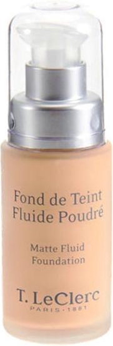 T.LeClerc Matte Fluid Foundation-Beige abricot mat_#F6CB98