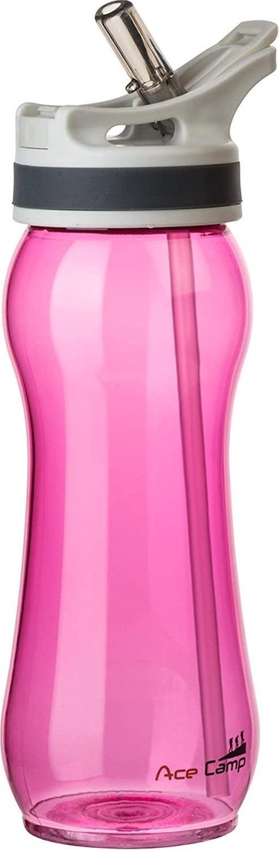 Acecamp Tritan Springdeckel Waterfles 600 Ml Roze