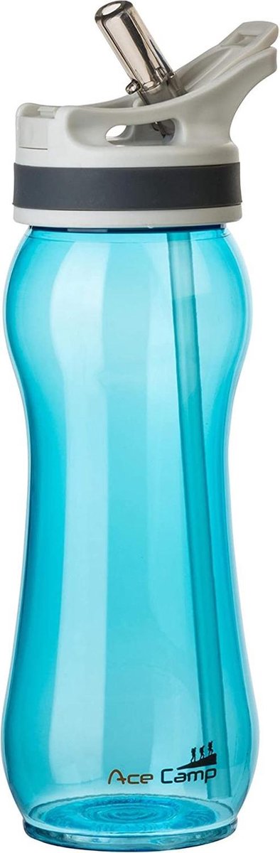 Acecamp Tritan Springdeckel Waterfles 600 Ml Blauw