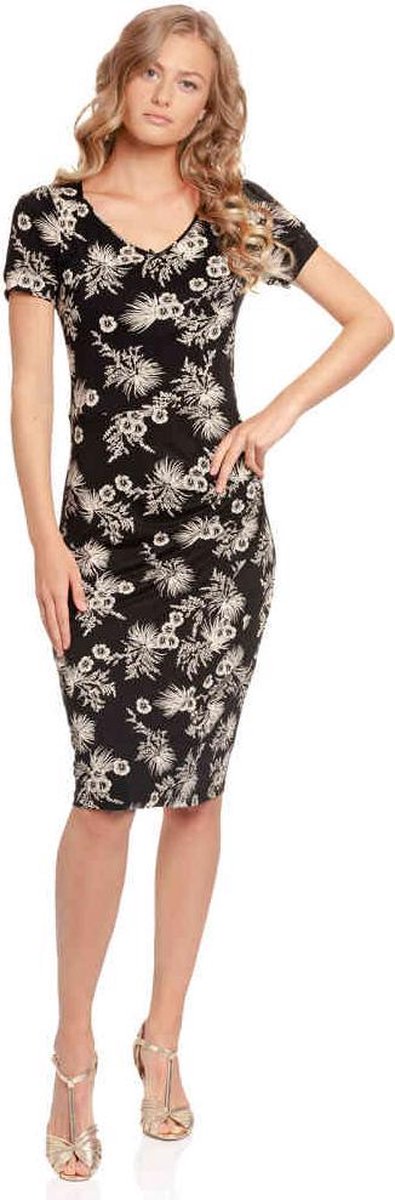 Vive Maria Kokerjurk -XS- Tropical Hawaii Zwart