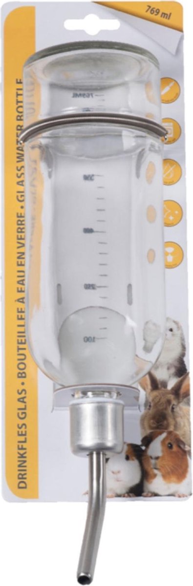 Dierenbenodigdheden Vadigran Drinkfles Glas 769Ml