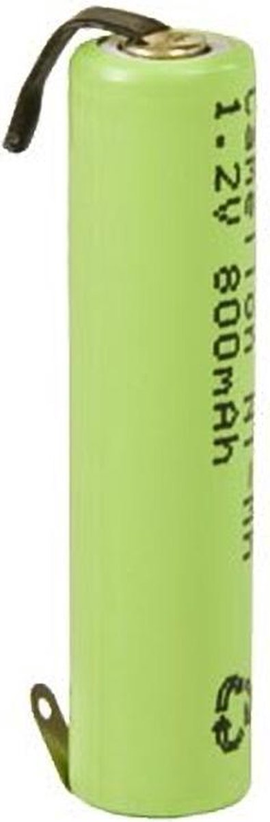 Camelion AAA/LR03 met U-soldeerlipjes 800mAh 1.2V NimH Oplaadbaar - 1 Stuk