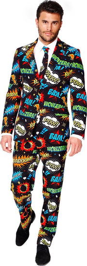 OppoSuits Badaboom - Mannen Zomer Kostuum - Gekleurd - Carnaval - Maat 48