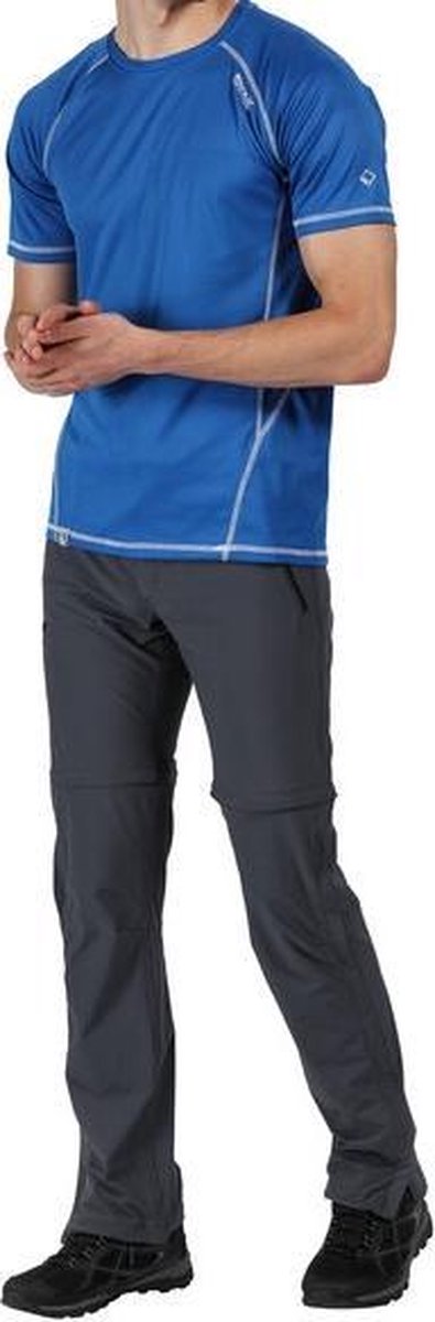 Regatta - Men's Xert III Zip Off Stretch Walking Trousers - Outdoorbroek - Mannen - Maat 58 - Grijs