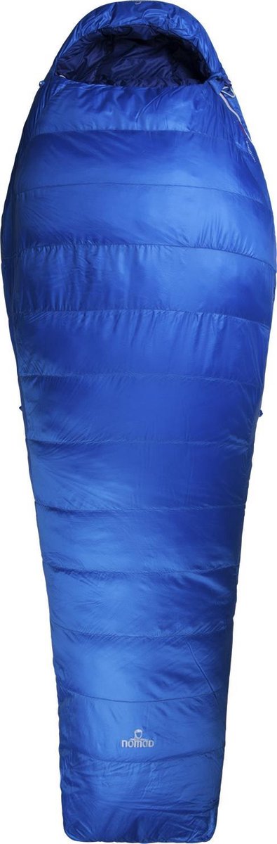 NOMAD Pegasus Comfort 550 - Mummy slaapzak - Rits links - 230 x 88/60 - Blauw