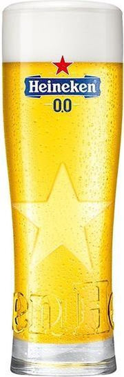 Heineken 0.0 Star Bierglazen - 25cl - 6 stuks - bierpakket - cadeauset