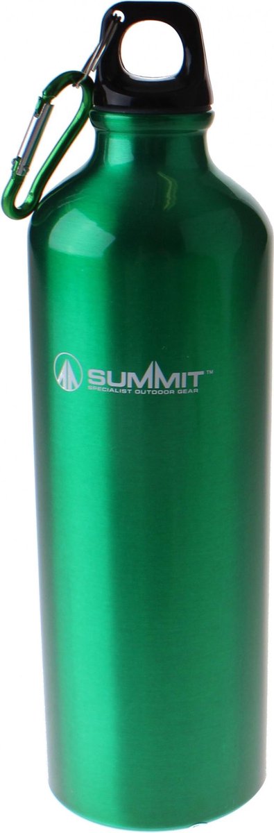 Summit Drinkfles Met Karabijnhaak 750 Ml Groen