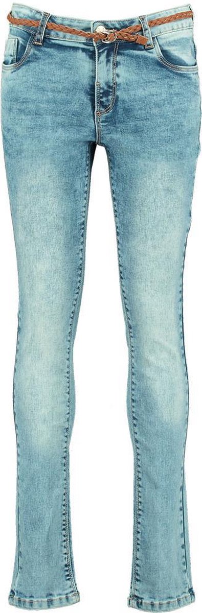 Zeeman kinder meisjes denim broek - skinny - licht blauw - maat 134/140