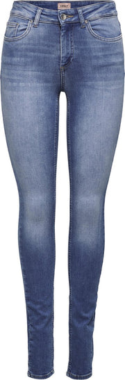 Only BLUSH LIFE MID WAIST SKINNY Dames - Maat S X L32