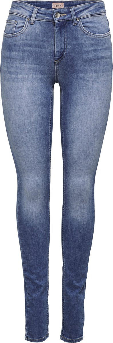 Only BLUSH LIFE MID WAIST SKINNY Dames - Maat S X L32