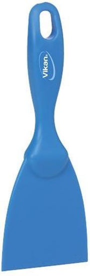 Handschraper Vikan 75x210mm blauw recht