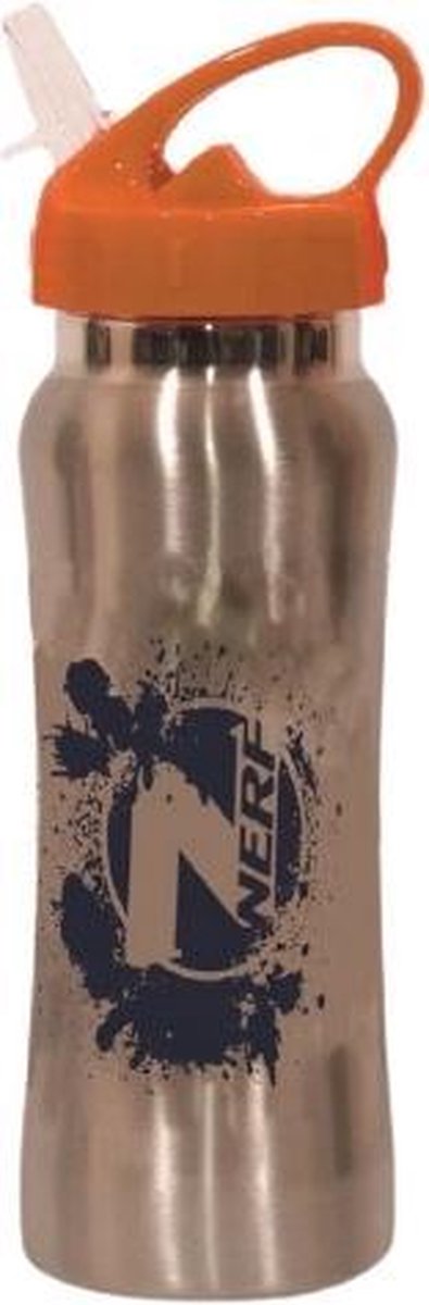 Nerf Drinkbeker Junior Rvs Oranje/zilver 580 Ml
