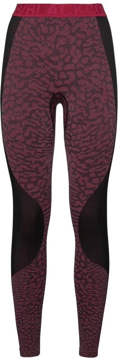 Odlo Bl Bottom Long Blackcomb Dames Thermobroek - Black-Cerise - Maat XL