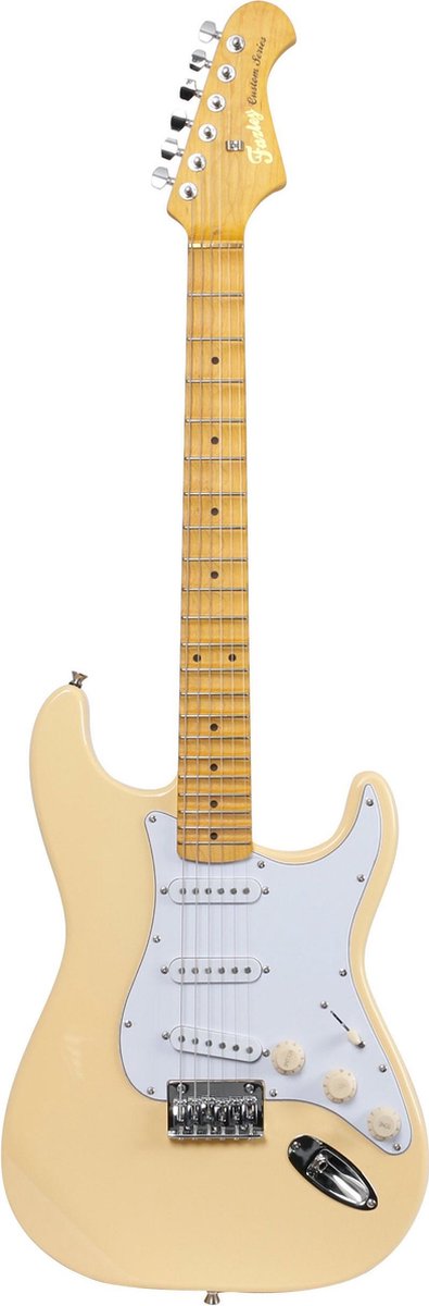 Fazley Fury FST630VWH-MSC Vintage White met scalloped neck