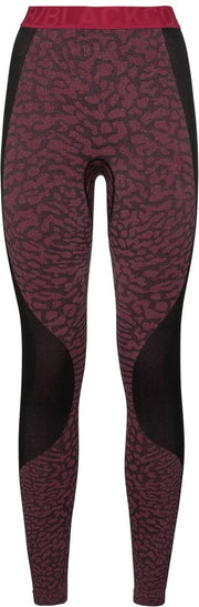 Odlo Bl Bottom Long Blackcomb Dames Thermobroek - Black-Cerise - Maat L