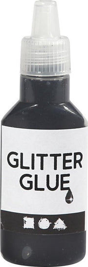 Creotime Glitterlijm Zwart 25 Ml