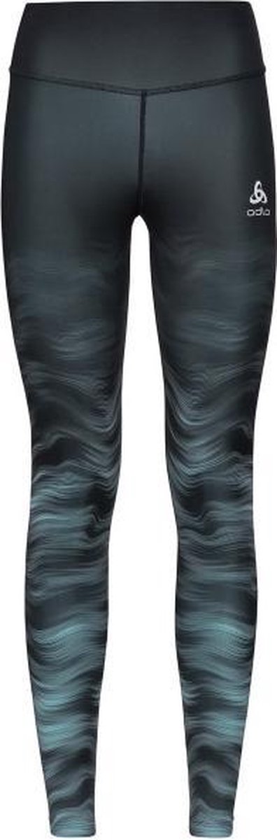 ODLO Zeroweight Print Tight Dames - groen - maat XL