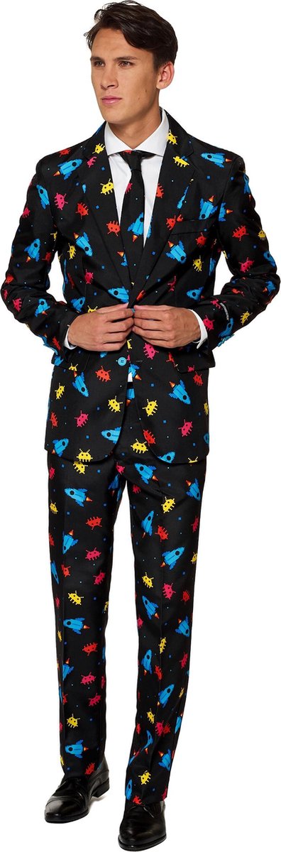 Suitmeister Videogame - Mannen Kostuum - Gekleurd - Carnaval - Maat XL