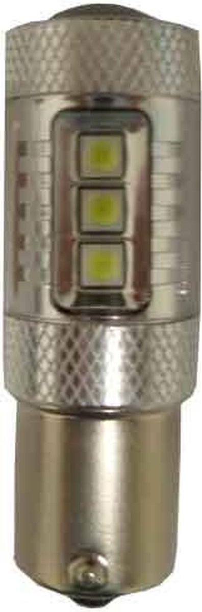 Canbus LED achteruitrijverlichting BA15s/P21W wit-enkele lamp