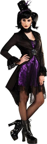Woman's Gothic Jacket - Kostuum Volwassenen - Maat S - 34/36 - Carnavalskleding