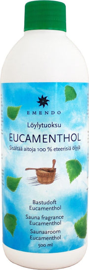 "Eucamenthol" opgiet eucalyptus en menthol kristallen
