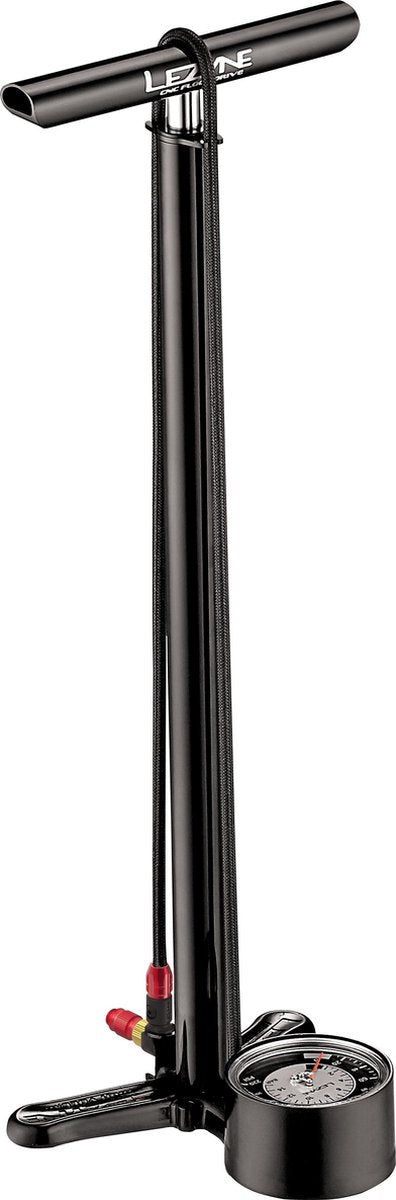 Lezyne CNC Floor Drive - Fietspomp - Zwart