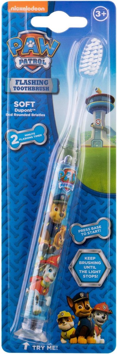 Paw Patrol Toothbrush Led Timer Soft 3+