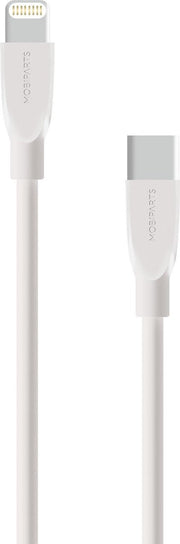 Mobiparts USB-C naar Apple Lightning Kabel 1 Meter - Wit