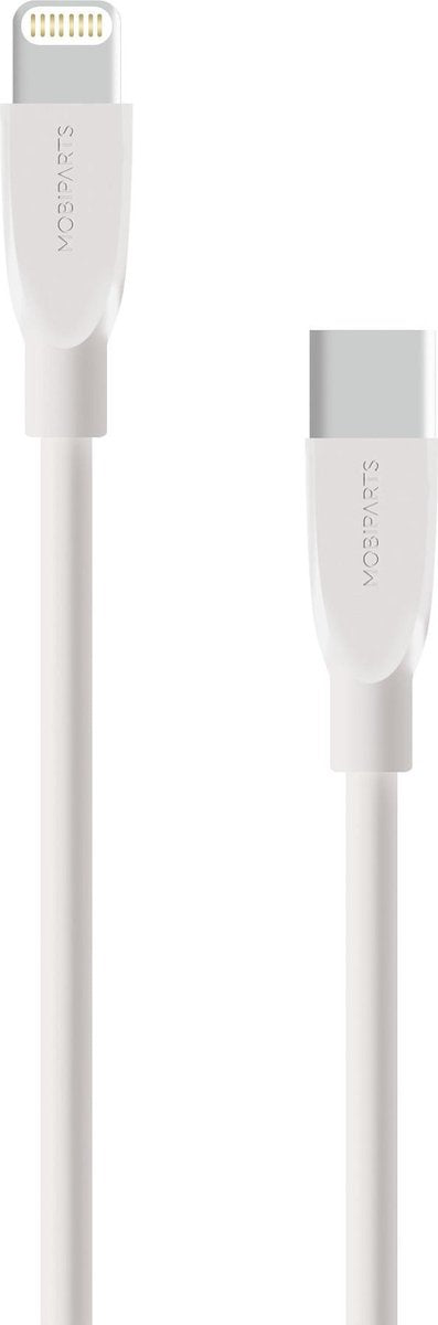 Mobiparts USB-C naar Apple Lightning Kabel 1 Meter - Wit
