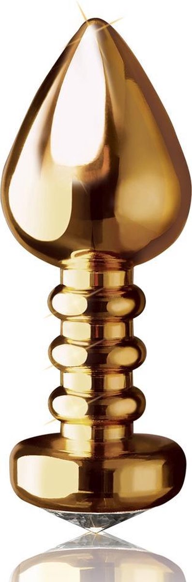 Pipedream Fetish Fantasy Gold Buttplug/anaaldildo Large Luv Plug goud - 4