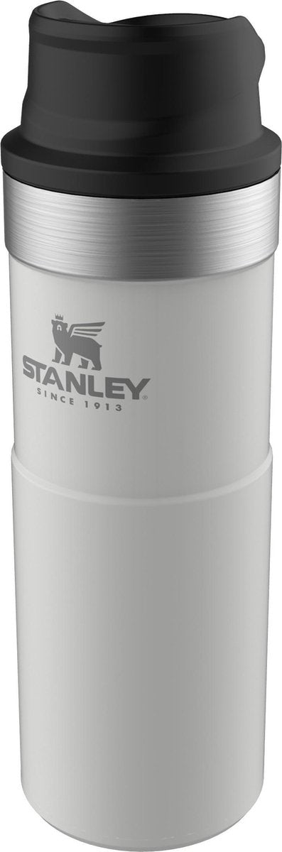 Stanley 0.47L Classic 1-Hand Vacuum Mug 2.0 - Drinkfles - wit