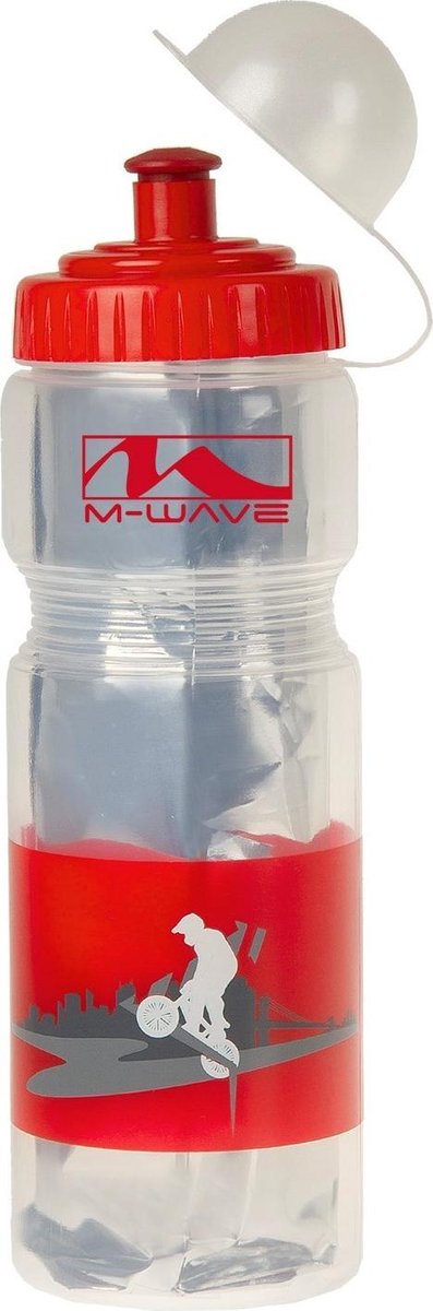 M-wave Bidon Thermo Pbo 400-iso Rood / Transparant