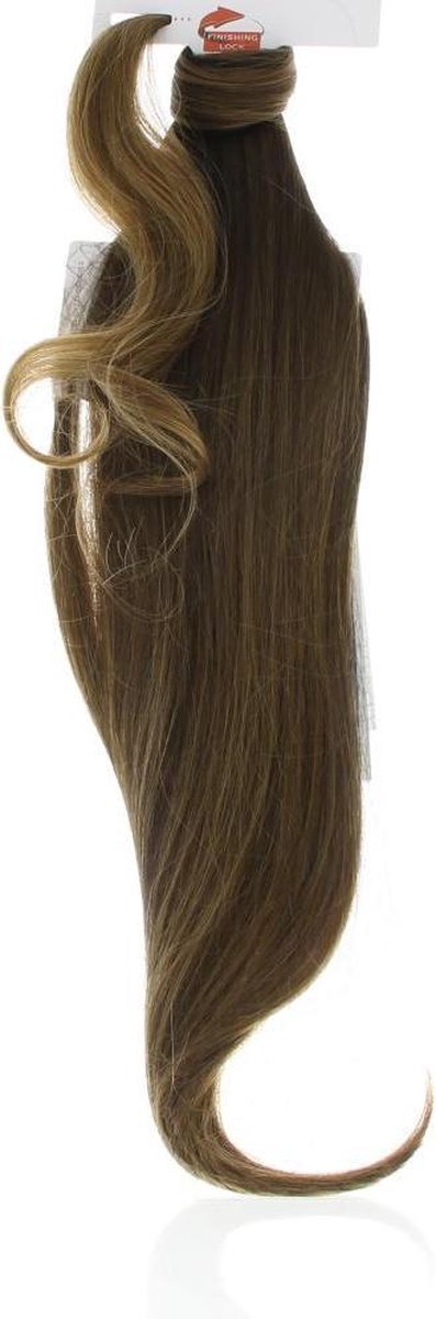 Balmain Catwalk Ponytail - Straight - 55 cm - Memory®Hair - kleur SYDNEY 5CG.6CG - mix van warme bruine tinten